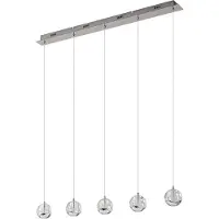 LUCANDE Taklampa , Hayley, Transparent, Vardagsrum, Glas, Modern