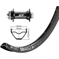Winora Dt Swiss M462 Shimano Deore Xt 8010 29´´ Cl Disc Framhjul