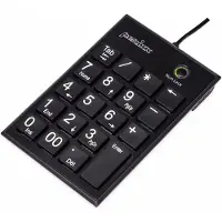 Perixx PERIPAD-202 U B Numeriskt tangentbord Sladd Svart