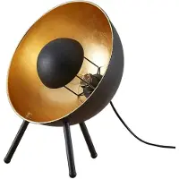 LINDBY Bordslampa Muriel , Svart, Vardagsrum / matsal, Metall, Modern, Bordslampa