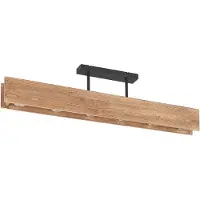 LINDBY Taklampa Malwin , dimbar, Mörkt trä, Vardagsrum / matsal, Trä, Skandinavisk, Taklampa