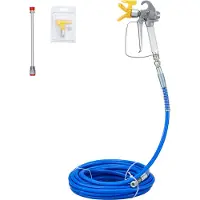 Vevor Airless färgsprayslangsats 50ft 1/4in svängled 3600psi med 517 spets