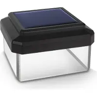 Greenblue Solcells-LED-lampa stolparmatur 80x80 mm, papp-/tegeltak GB127