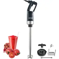 Vevor Kommersiell stavmixer, 500 watt kraftig handmixer, köksstavsmixer med variabel hastighet och kniv i 304 rostfritt stål, multifunktionell bärbar mixer för soppa, smoothie, puré, barnmat