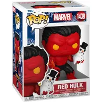 Funko POP! Förundran Hulk Röd Med Snögubbefigur