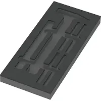 Wera 05137382001 Skumgummiinlägg 1 st (L x B x H) 172 x 392 x 30 mm