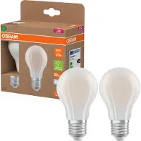 Osram HOMELIGHTING 4099854259777 LED-lamp EEK A (A - G) E27 Päronform 3.8 W = 60 W Neutralvit (Ø x H) 60 mm x 60 mm 2 st
