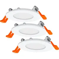 Osram HOMELIGHTING Downlight Slim Set 3 x 85mm 3000K 4099854445866 LED-utomhusväggbelysning 4.50 W Vit
