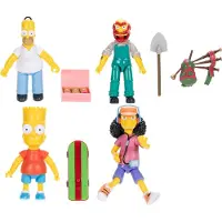 JAKKS Pacific The Simpsons Serie 1 Figur 4 Slumpmässig Leverans Blandad 13 Cm
