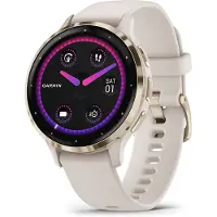 Garmin Venu 3S Smartwatch 41 mm Ivory – träningsklocka / sportklocka / pulsklocka med pekskärm