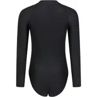 Mountain Warehouse Womens/Ladies Surfer Long-Sleeved One Piece Swimsuit (Jet Black)