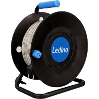 Ledino LED-list Wickede 25 m på kabeltrumma, 300 W, IP65 25M, Genomskinlig / transpare, Hall, Syntetmaterial