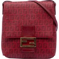 Fendi Begagnad Zucchino Spalmati Crossbody