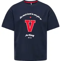 Kids Only T-shirt - KogEbba - Night Sky/Victory - - 11-12 år (146-152) - T-shirt