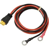 TRU COMPONENTS Ringkabelsko för XT60-anslutningskabel 1 M. TC-13619320 Svart, Röd Innehåll: 1 st