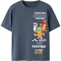 Name it T-shirt - NkmMini - Vintage Indigo - - 9-10 år (134-140) - T-shirt
