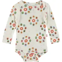 Katvig Body l/ä - Ull - Ljus Beige - - 62 - Body L/Ä