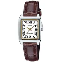 Casio LTP-V007L-7B2UDF analog damklocka, brun/silver