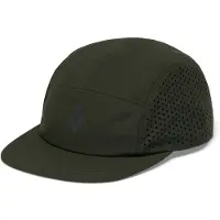Black Diamond 5-Panel Synthetic Cap Dark Moss-anthracite Icon Logo