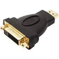 Roline 12.03.3115 HDMI Adapter [1x HDMI hane - 1x DVI-hona 24+1 pol] Svart 0 mm