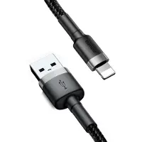 Baseus Cafule USB blixtkabel 1,5A 2m (grå+svart)
