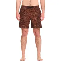 Volcom Melange Trunk 17 Boardshorts brown horn Storlek S