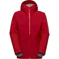 Mammut - Vandringskläder - Crater Light HS Hooded Jacket Men Dark Red för Unisex - Storlek L - Röd