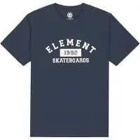 Element - T-shirts - Home Team SS Tee Eclipse Navy för UnisexBomull - Storlek M - Marinblå