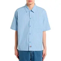 Dickies - Skjortor - Venedocia Stripe Shirt SS EndleSS Sky för UnisexBomull - Storlek M - Blå