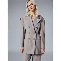 4TAILORS Kavaj 'Dulcet' taupe