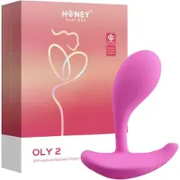 Honey Play Box Oly 2 - App-styrd G-punkts- och klitorisstimulerande vibrator (rosa)