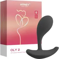 Honey Play Box Oly 2 - App-styrd G-punkts- och klitorisstimulerande vibrator (svart)
