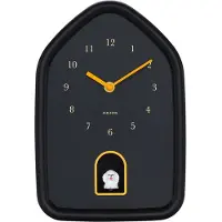 Karlsson väggklocka Modern Doggy black KA6098BK