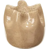 Fyrklövern Broste Copenhagen Esther vas/ljuslykta 20 x 20 cm, Light Sand