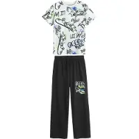 Cool Club Pyjamas svart / vit