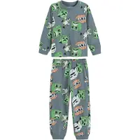 Cool Club Pyjamas 'MINECRAFT' opal / ljusgrön / orange