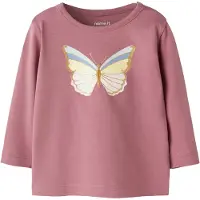 Name it T-shirt 'NBFFRONTIE' ljusblå / ljusgul / guld / pitaya