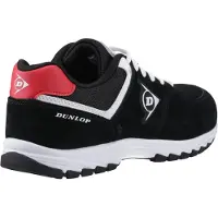 Dunlop Arrow Suede Herrsvart/Rött/Vitt Skyddsskor