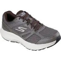 SKECHERS Go Run Consistent 2.0 Mapleton Läder Herrbruna Träningsskor