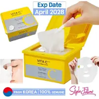 MISSHA [] Vita C Plus Daily Toning Sheet Mask 350ml (1 pack / 30 Sheets) 1pc + Sample Gifts