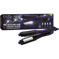 Italian Design Italiensk design Pro-Rotating Intercambiable Magic Hair Straightener
