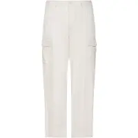 Calvin Klein Relaxed Straight Linen Blend Cargo Pants