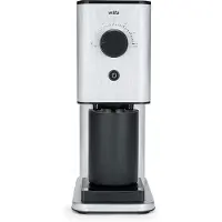 Wilfa Zense Alux, Kaffekvarn, 125 g, Platt malning, Rostfritt stål, Silver, Aluminium