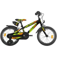 ATALA Teddy Boy 16 cykel, 1-växlad, svart/neon gul
