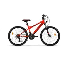ATALA Invader 24 cykel, 18 växlar, röd/svart