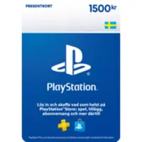 PlayStation-presentkort 1500 kr | Presentkort PlayStation | PlayStation Store