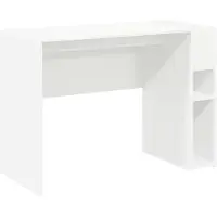 vidaXL Skrivbord Vit 109 x 50 x 78 cm Konstruerat trä