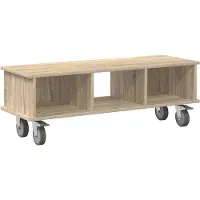 vidaXL TV-bänk Sonoma-ek 100 x 35 x 35 cm Konstruerat trä