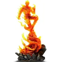 Iron Studios Fantastiskt 4 Human Torch Art Scale Staty 1/10 30 Cm