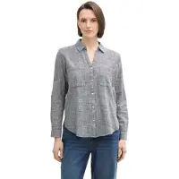 Tom Tailor With Slub Structure 1035247 Blus Med Lång ärm